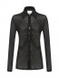 Однотонная блуза на пуговицах Marina Rinaldi  –  Общий вид
