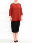 Блуза из шелка с декором Marina Rinaldi  –  Модель Общий вид