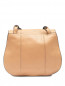 Кожаная сумка с декоративными ремешками и логотипом TWINSET  –  Обтравка2