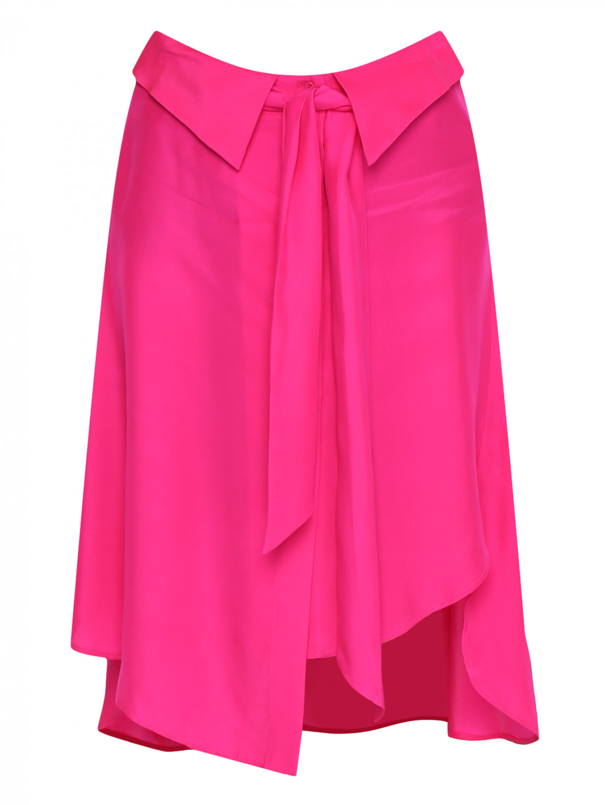 Юбка из шелка Barbara Bui  –  Общий вид  – Цвет:  Розовый