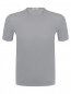 Однотонная футболка из хлопка Kangra Cashmere  –  Общий вид