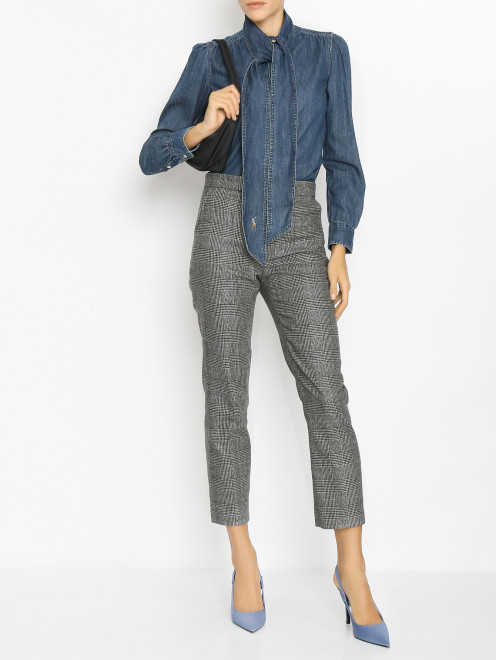 Укороченные брюки из смешанной шерсти Polo Ralph Lauren - МодельОбщийВид