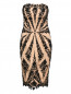 Платье-миди декорированое бисером Pavoni  –  Общий вид
