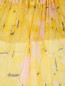 Шелковое платье-мини с цветочным узором Tara Jarmon  –  Деталь