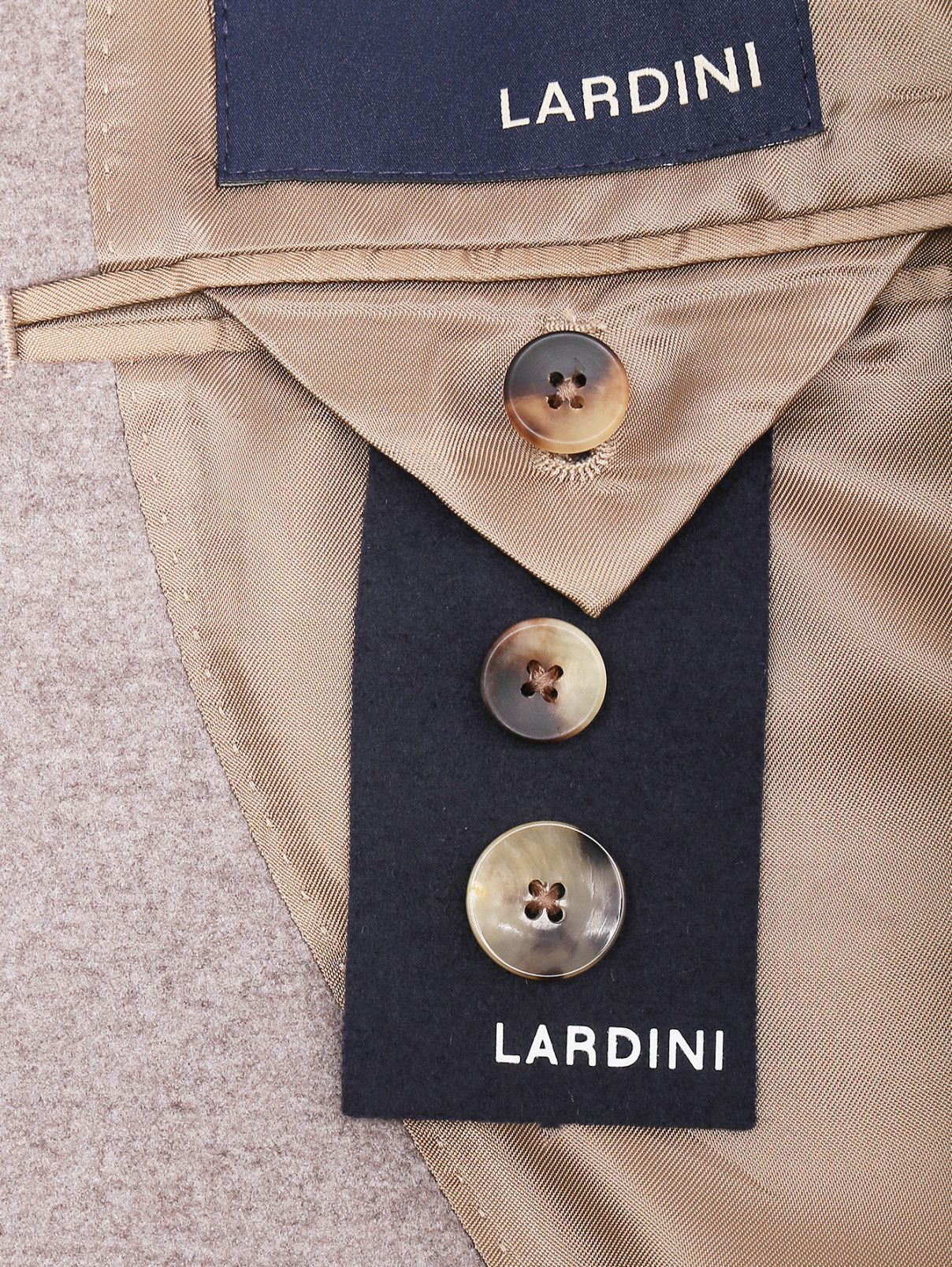 Пиджак из шерсти LARDINI  –  Деталь2  – Цвет:  Серый