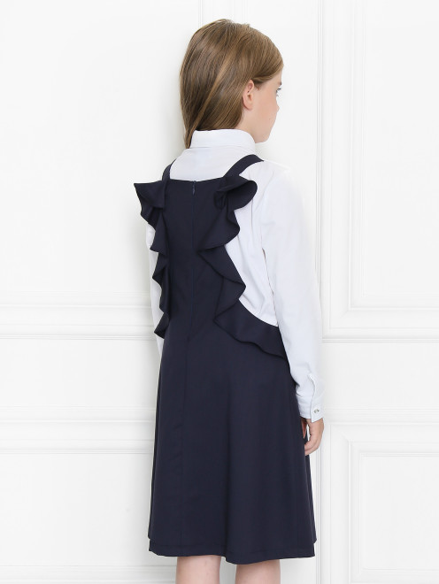 Платье из шерсти с оборками Aletta Couture - Модель Верх-Низ1