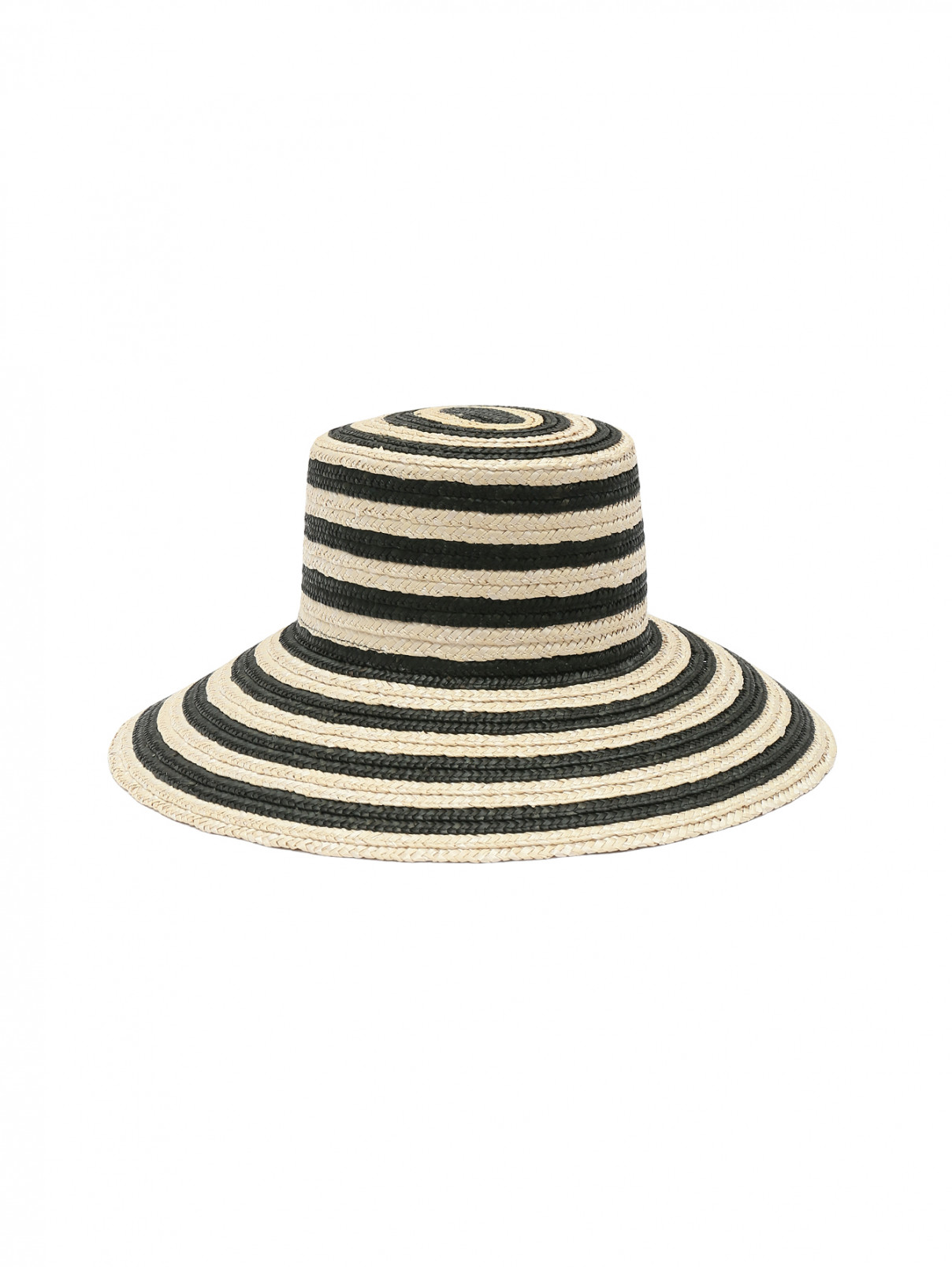 Шляпа с узором "полоска" Max Mara  –  Общий вид  – Цвет:  Узор