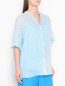 Блуза свободного кроя с короткими рукавами Marina Rinaldi  –  МодельВерхНиз