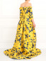 Платье-макси с узором Carolina Herrera  –  Модель Верх-Низ1