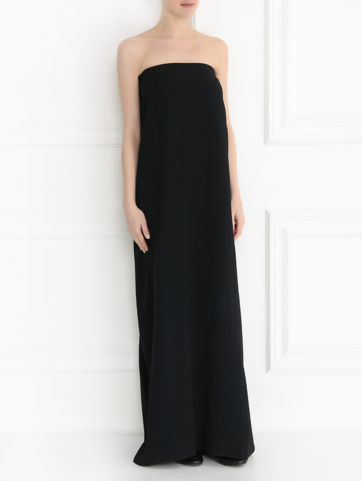 Базовая юбка-макси Antonio Berardi  –  Модель Общий вид  – Цвет:  Черный