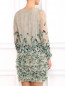 Платье-мини из шелка с цветочным узором JO NO FUI  –  Модель Верх-Низ1