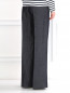 Широкие брюки из хлопка и льна N21  –  Модель Верх-Низ1