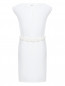 Платье-футляр из хлопка с коротким рукавом Moschino Cheap&Chic  –  Общий вид