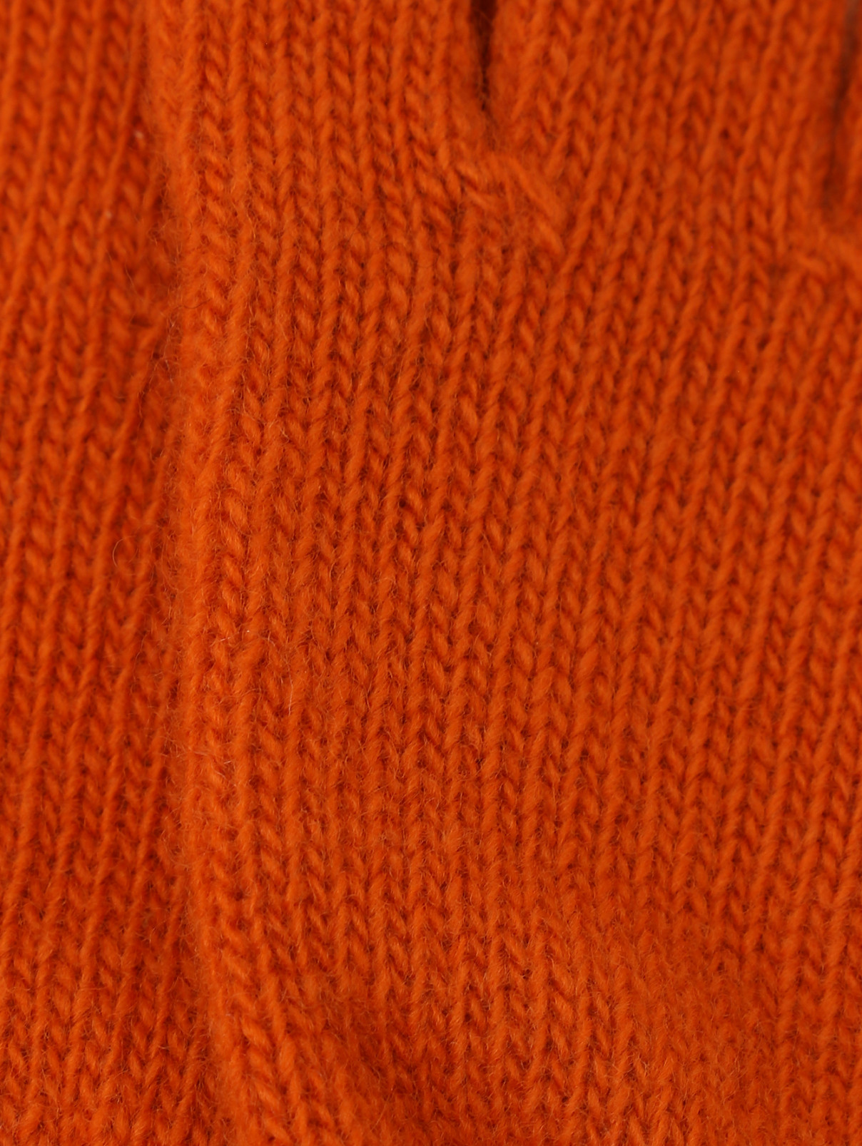 Шерстяные перчатки колор блок Il Gufo  –  Деталь  – Цвет:  Оранжевый