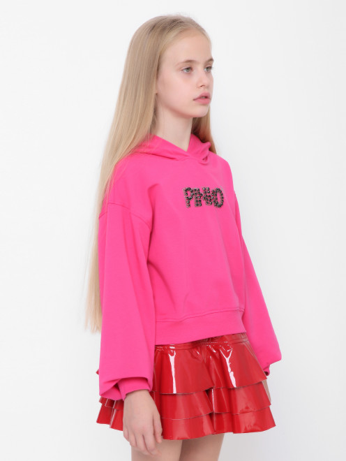 Толстовка с капюшоном и логотипом Pinko - МодельВерхНиз