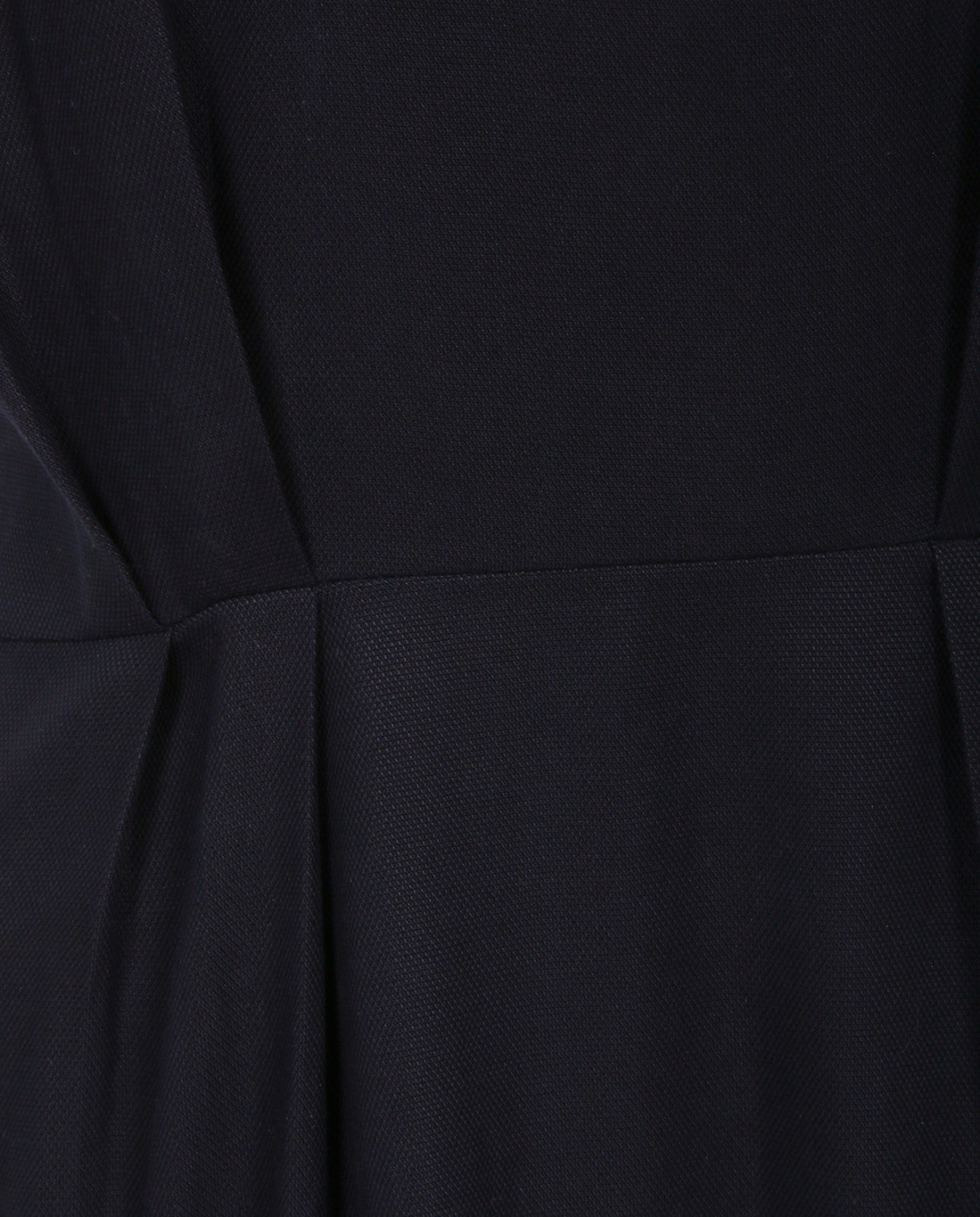 Платье-мини с V-образным вырезом MKT Studio  –  Деталь  – Цвет:  Синий