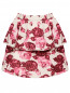Бархатная юбка с цветочным узором I Pinco Pallino  –  Общий вид