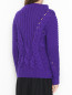Свитер из шерсти с узором косы Alberta Ferretti  –  МодельВерхНиз1