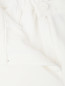 Трикотажные брюки с металлической фурнитурой Persona by Marina Rinaldi  –  Деталь