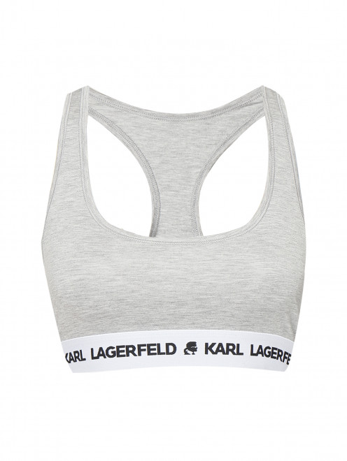 Топ с логотипом Karl Lagerfeld - Общий вид