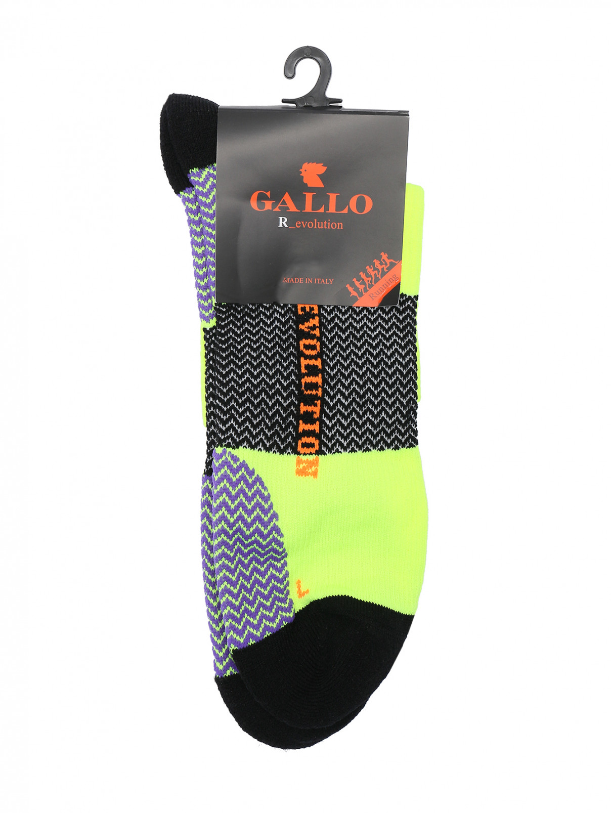 Носки из хлопка с узором Gallo  –  Общий вид  – Цвет:  Узор