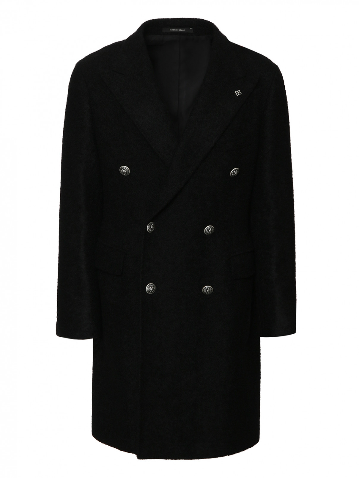 Пальто двубортное из шерсти Tagliatore  –  Общий вид
