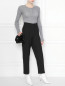 Брюки из хлопка со складками Calvin Klein 205W39NYC  –  МодельОбщийВид