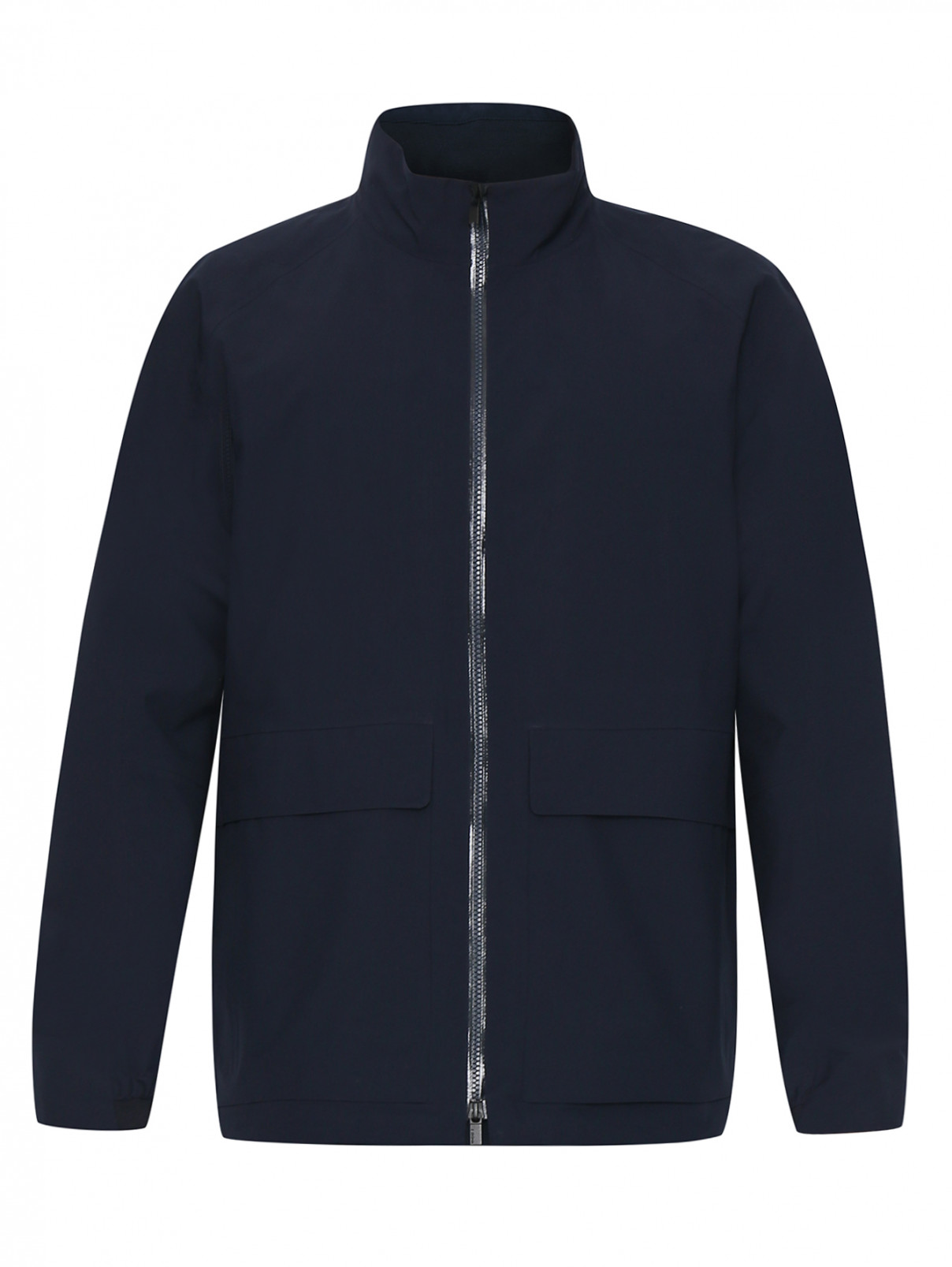 Куртка на молнии Ermenegildo Zegna  –  Общий вид  – Цвет:  Синий