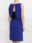Платье из шелка с вырезом на спине Yves Salomon  –  Модель Верх-Низ1