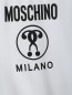 Брюки из хлопка на резинке с логотипом Moschino  –  Деталь