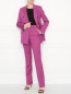 Жакет прямого кроя из шерсти Calvin Klein 205W39NYC  –  МодельОбщийВид