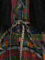 Платье-миди из шелка с узором и кружевной отделкой Philosophy di Lorenzo Serafini  –  Деталь1