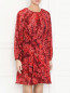 Платье-мини с цветочным узором Max&Co  –  МодельВерхНиз