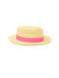 Шляпа из соломы с лентой Il Gufo  –  Общий вид