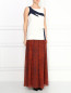 Шелковая юбка-макси с узором "горох" Jean Paul Gaultier  –  Модель Общий вид