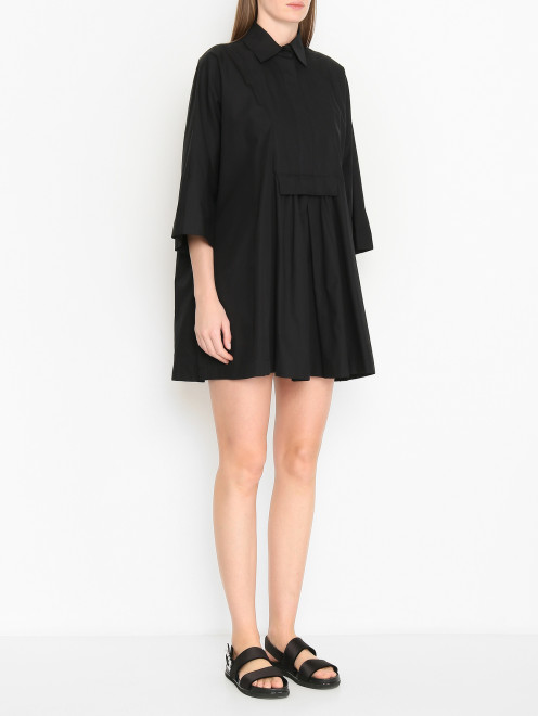 Свободное мини-платье из хлопка Max Mara - МодельВерхНиз