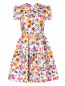 Платье с пышной юбкой и цветочным узором Kira Plastinina  –  Общий вид