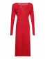 Платье однотонное из шерсти Marina Rinaldi  –  Общий вид