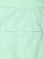 Укороченные брюки из хлопка с защипами Love Moschino  –  Деталь