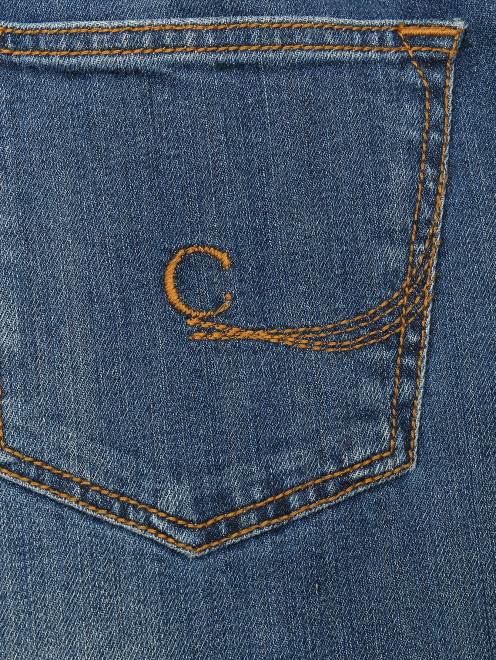Зауженные джинсы из хлопка - Деталь1