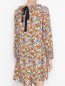 Платье-мини из цветочным узором Max&Co  –  МодельВерхНиз1