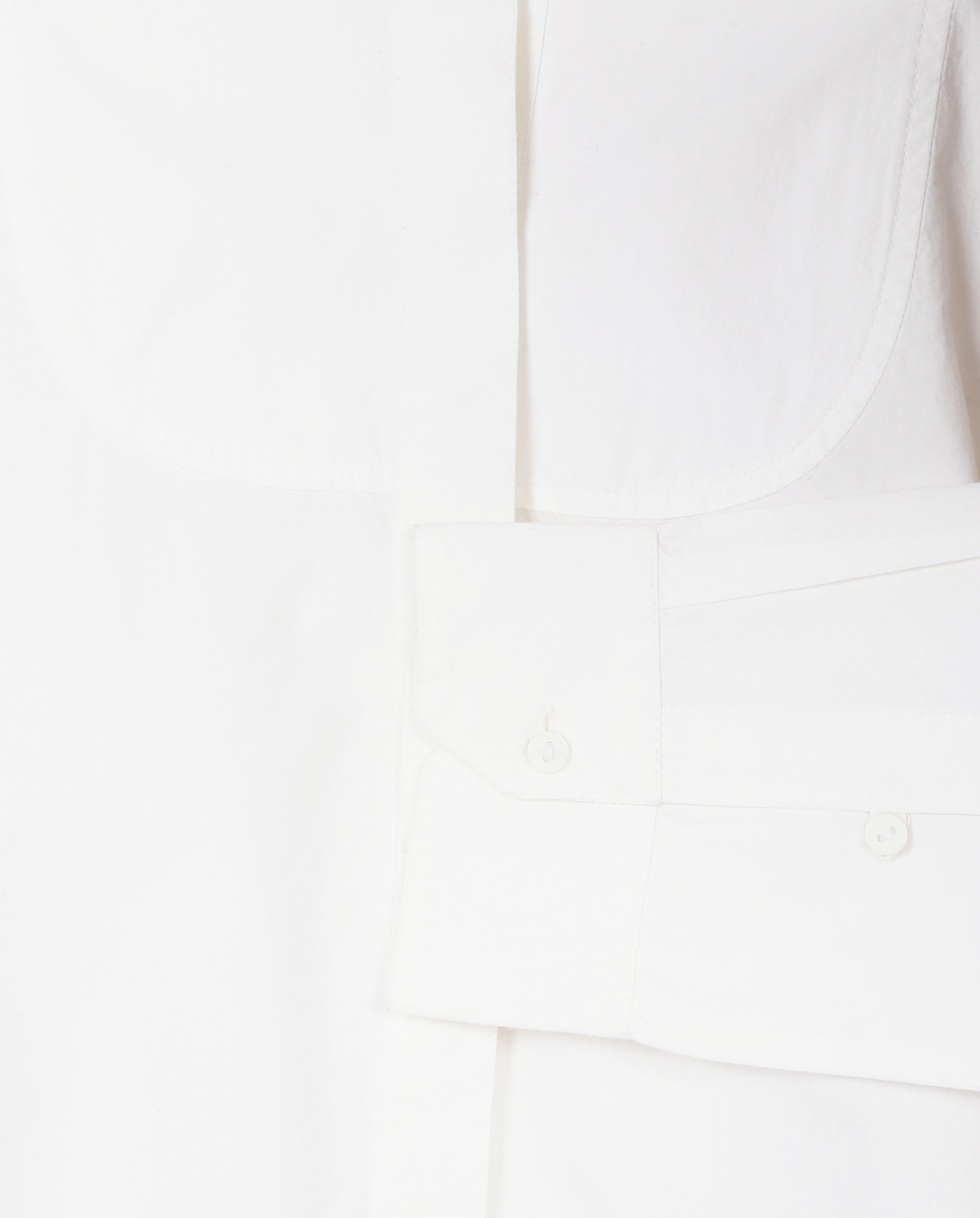 Рубашка свободного фасона из хлопка Swildens  –  Деталь1  – Цвет:  Белый