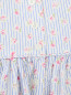 Платье из хлопка с цветочным узором Ralph Lauren  –  Деталь
