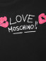 Трикотажное платье с вышивкой Moschino Love  –  Деталь