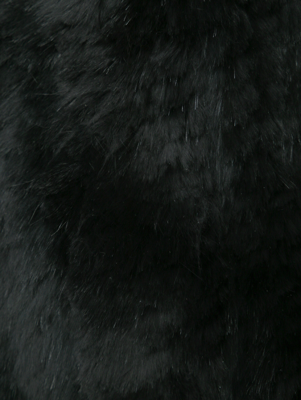 Шапка из меха кролика Eugenia Kim  –  Деталь1  – Цвет:  Черный