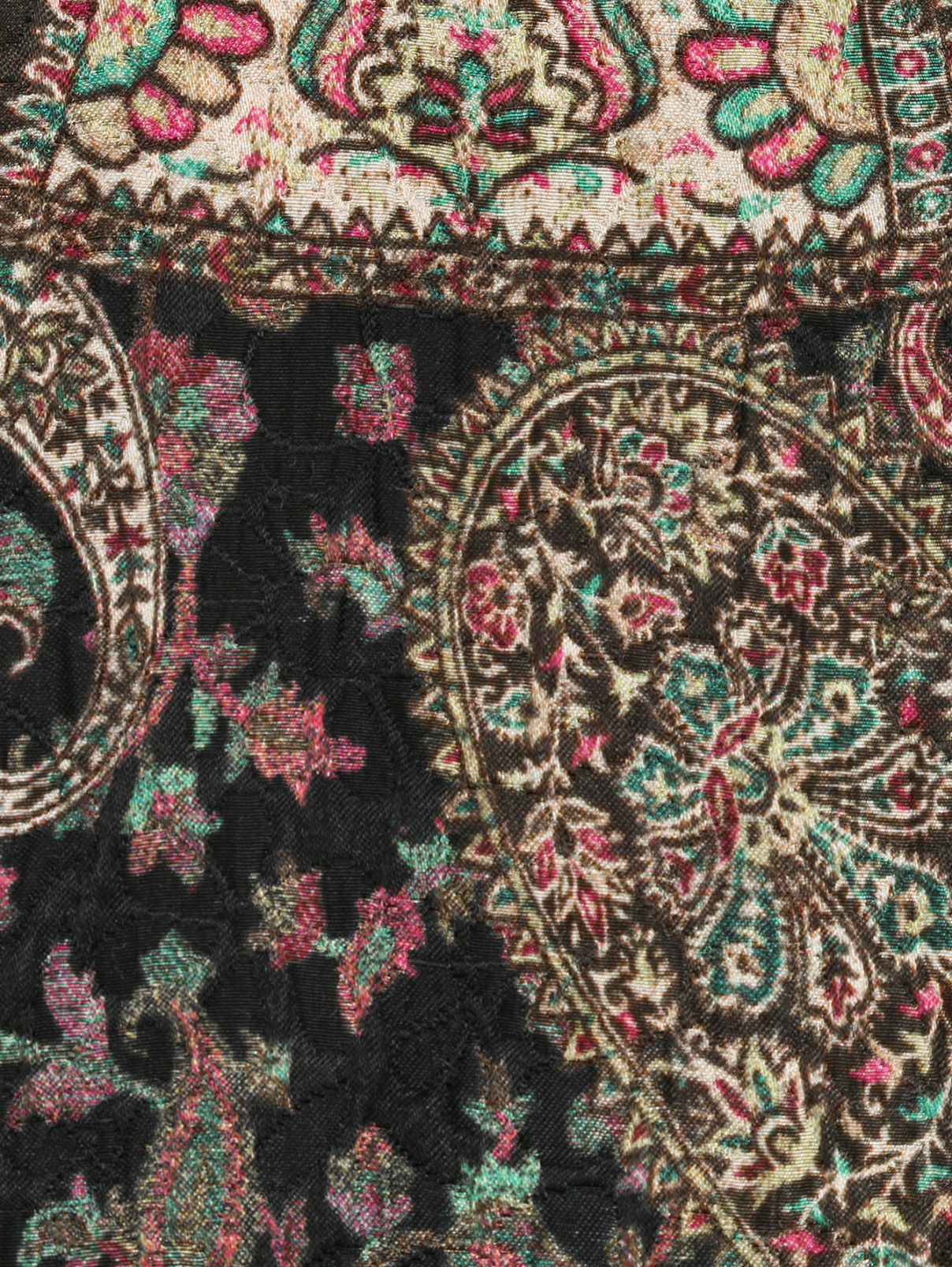 Платье из шелка, вискозы и шерсти с узором Etro  –  Деталь  – Цвет:  Узор