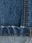 Укороченные джинсы с потертостями Ermanno Scervino  –  Деталь2