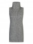 Удлиненный джемпер из шерсти декорированный стразами Ermanno Scervino  –  Общий вид
