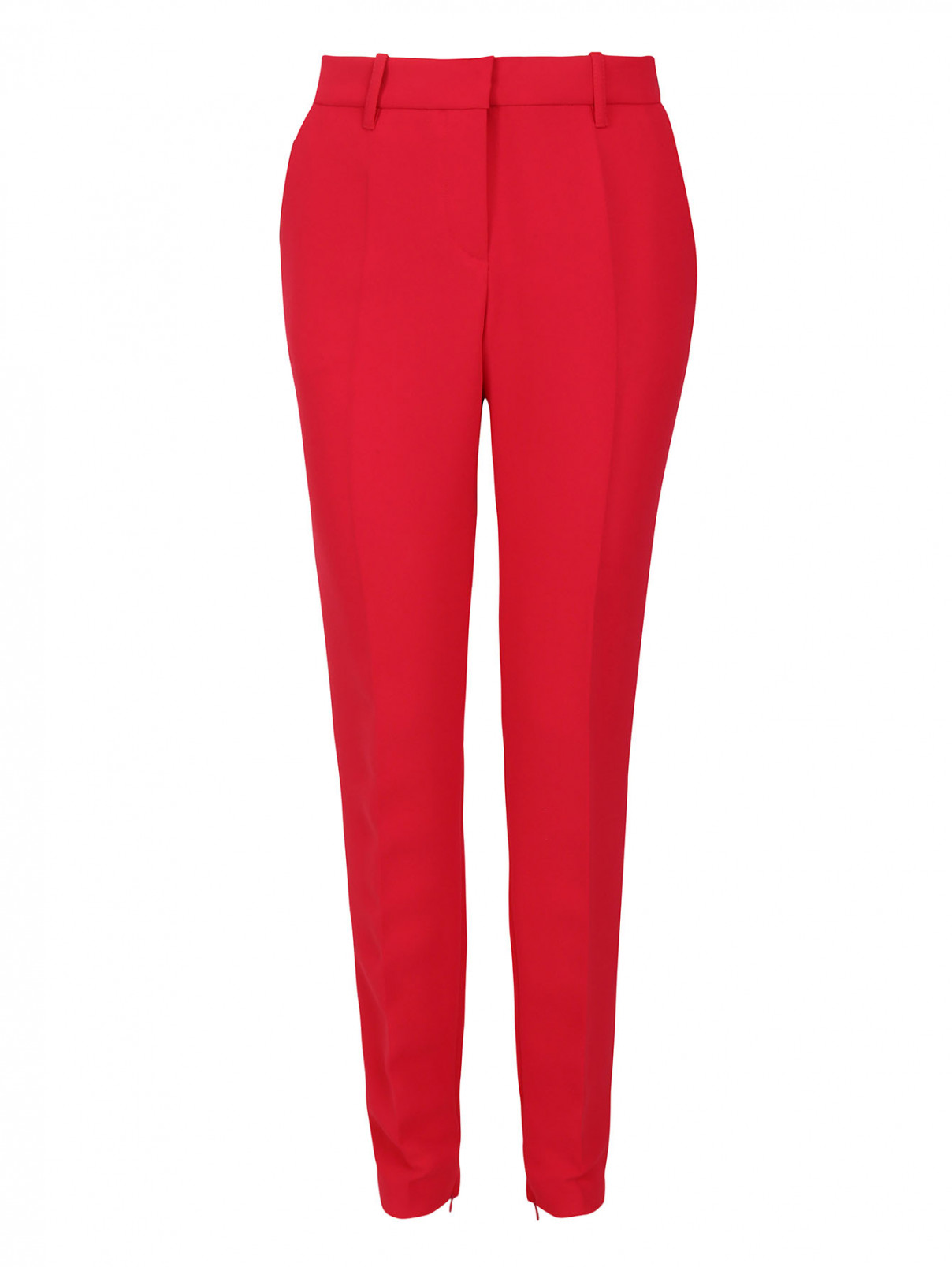 Зауженные брюки с боковыми карманами Barbara Bui  –  Общий вид  – Цвет:  Фиолетовый