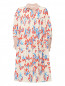 Платье из вискозы с длинным рукавом MiMiSol  –  Общий вид